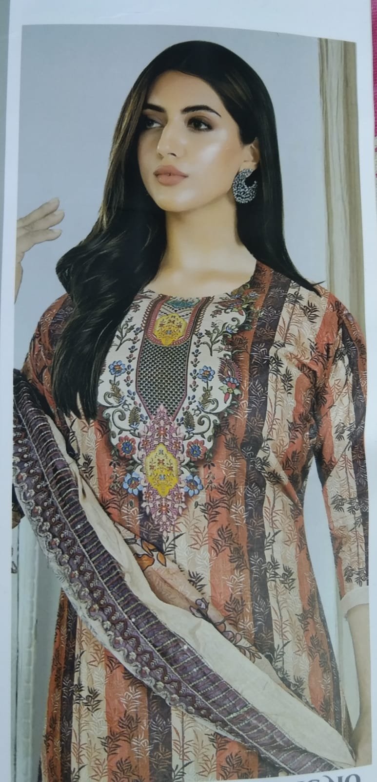 Pakistani Noor's Inspaired cotton collection-1263