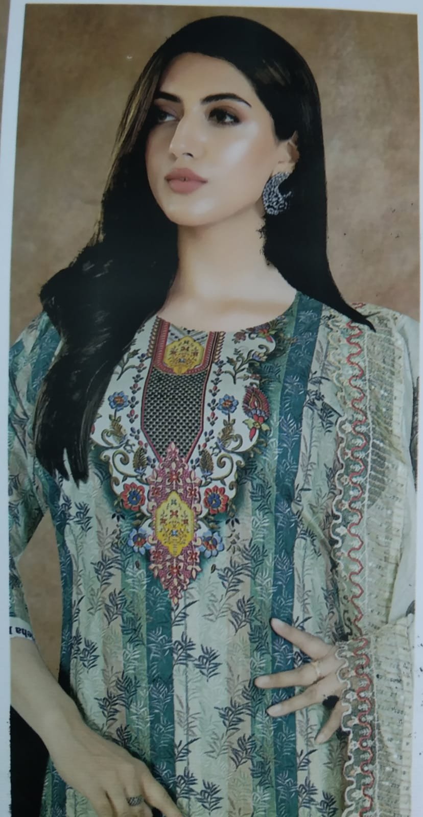 Pakistani Noor's Inspaired cotton collection-1263
