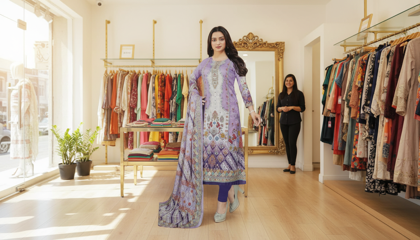 Pakistani Inspaired cotton collection-1263