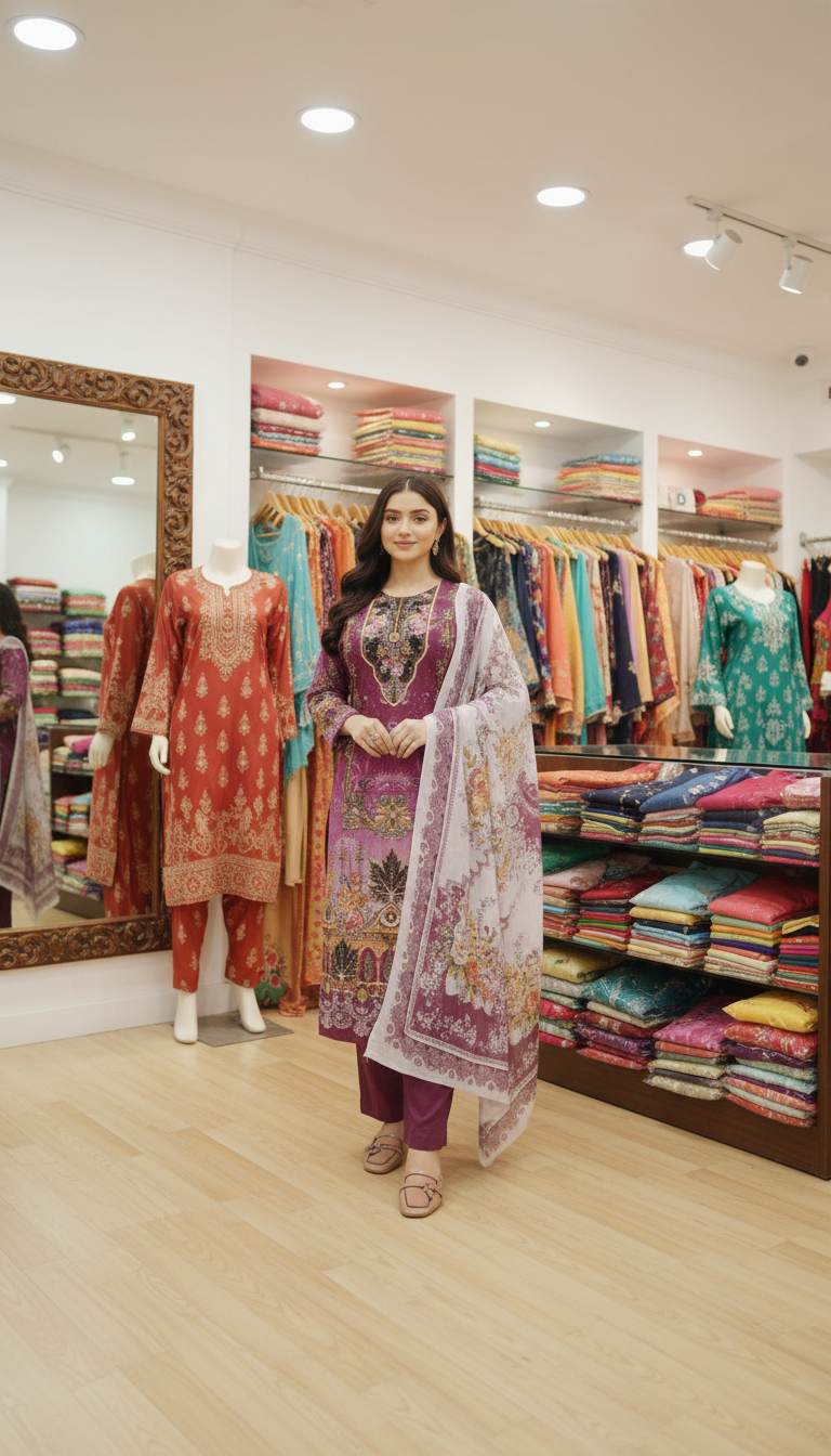 Pakistani Inspaired cotton collection-1263