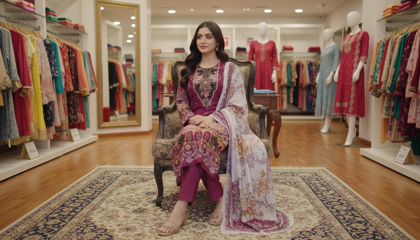 Pakistani Inspaired cotton collection-1263