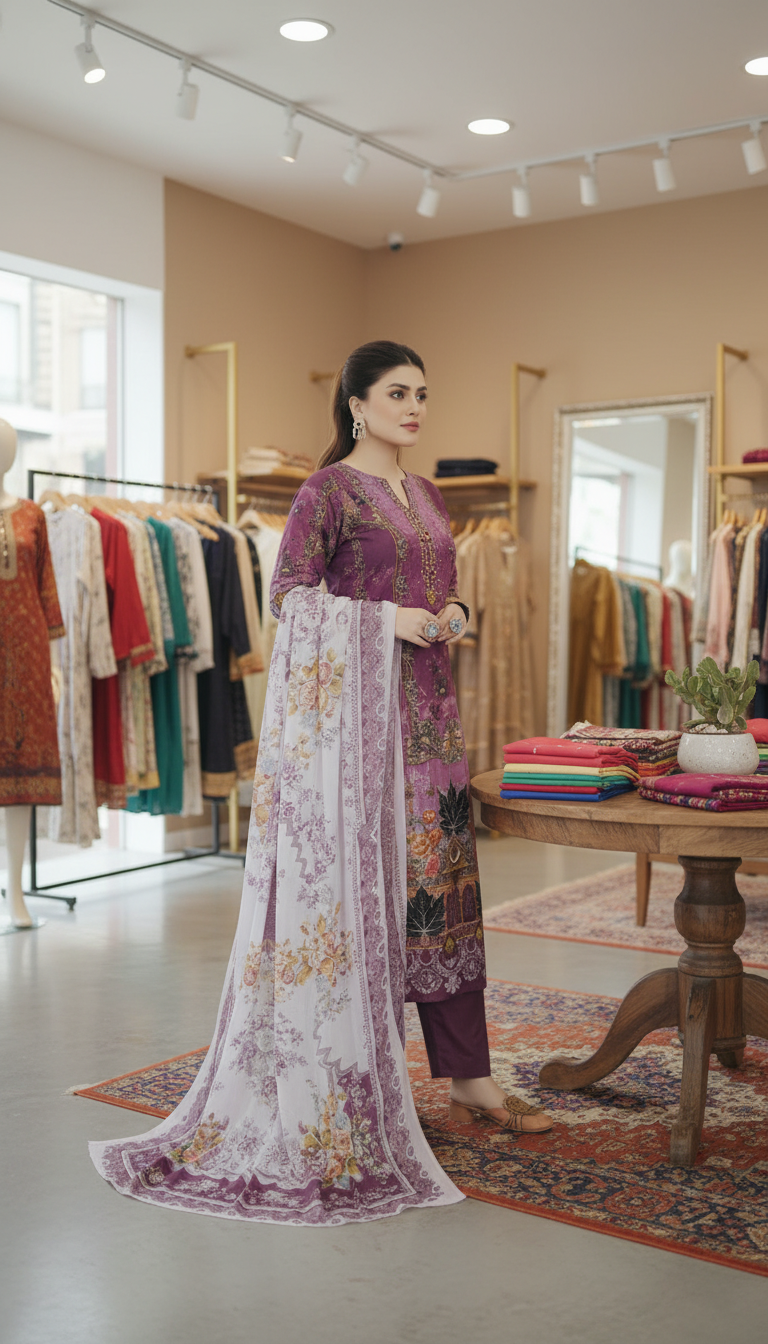 Pakistani Inspaired cotton collection-1263