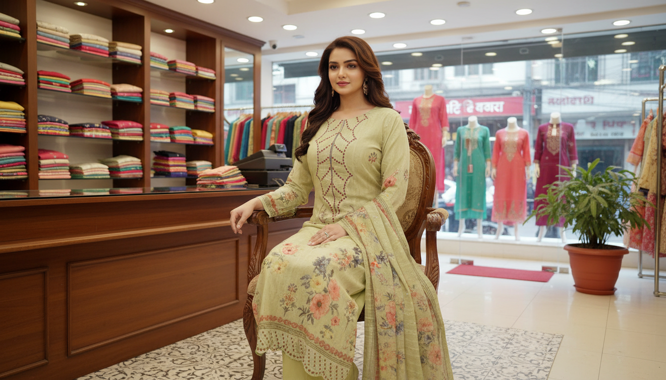 Original cotton three piece collection-903 A