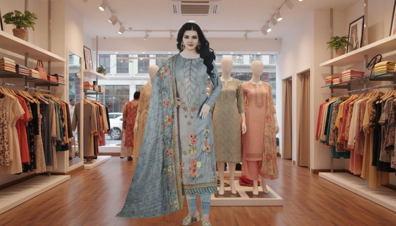 Original cotton three piece collection-903 A